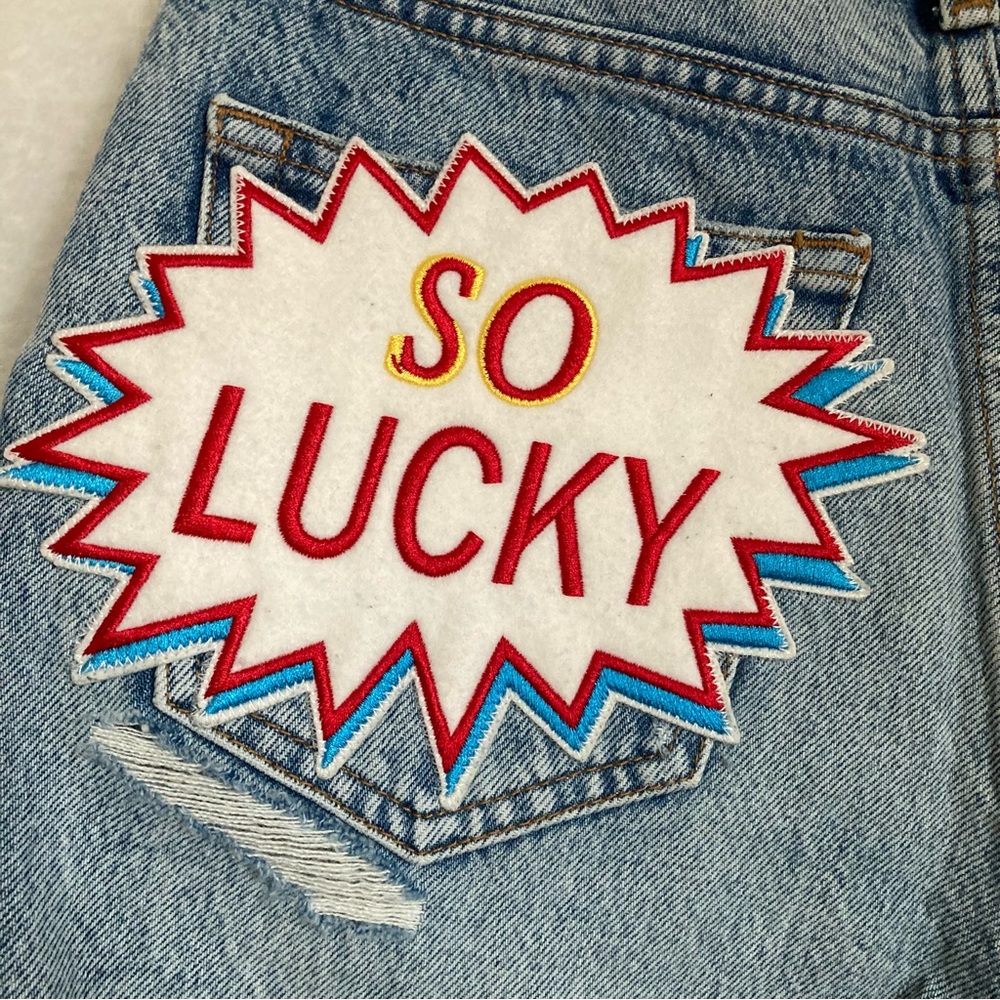 NWT “So Lucky” High Rise Shorts - Lucky Brand! - Picture 4 of 7